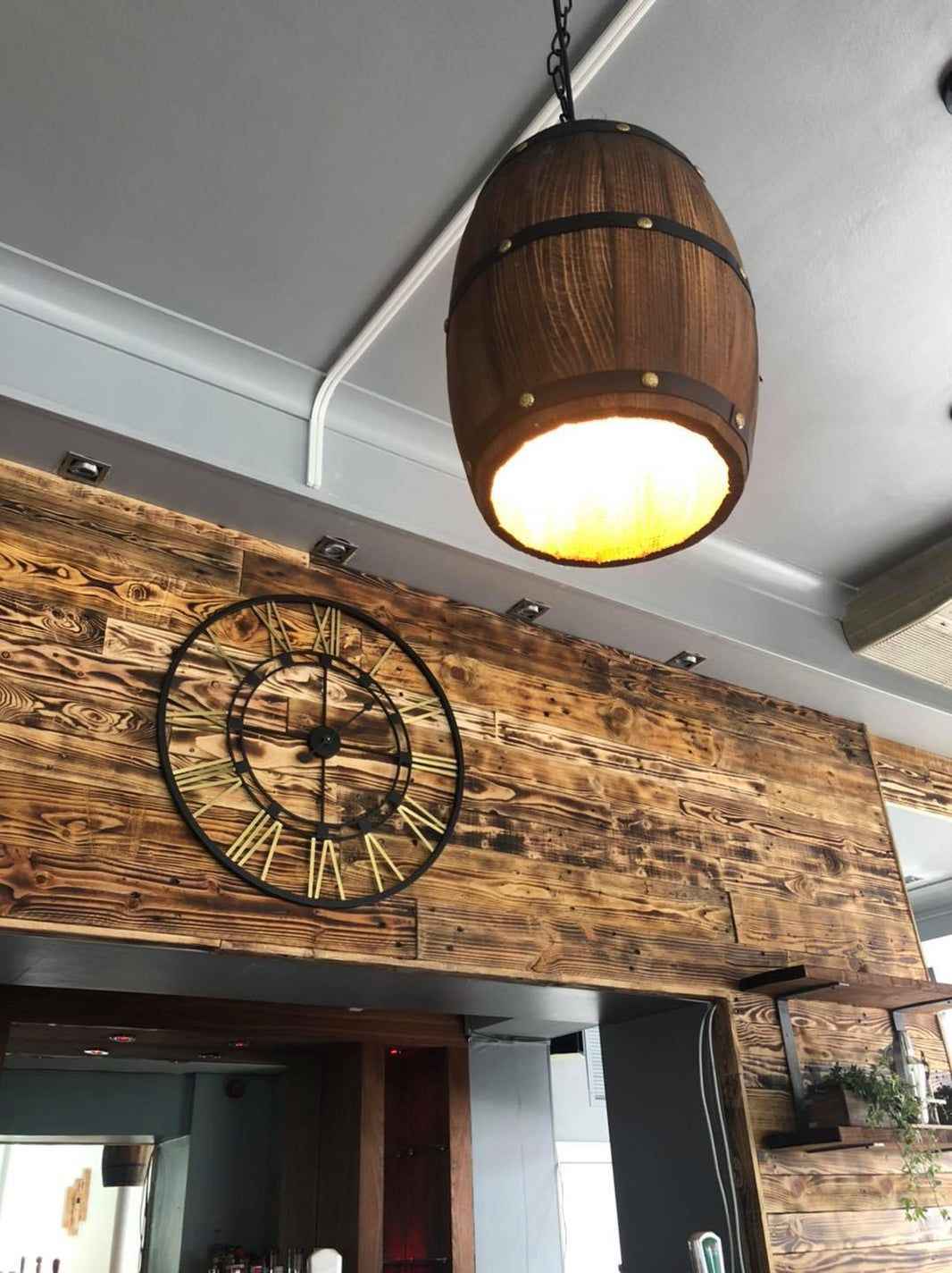 Reclaimed Pallet Wood Wall Cladding - Scorched Effect, Mixed Pine, 15 Square Meters
