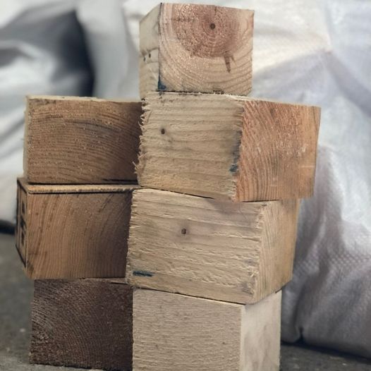 Firewood Blocks Long Lasting 1520kg Sacks 30 Sack Bundle