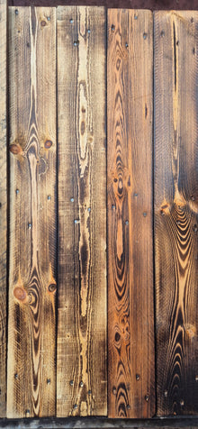 14cm Wide Uniform Cladding - Scorched Finish - 1m2 Pack