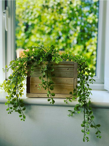 Rustic Square Indoor Planters X-Small 20cm x 20cm - 2 Pack