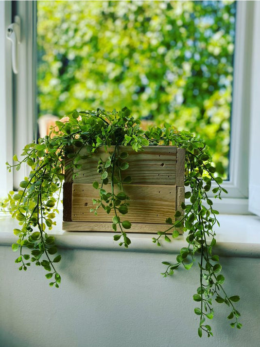 Rustic Square Indoor Planters X-Small 20cm x 20cm - 2 Pack