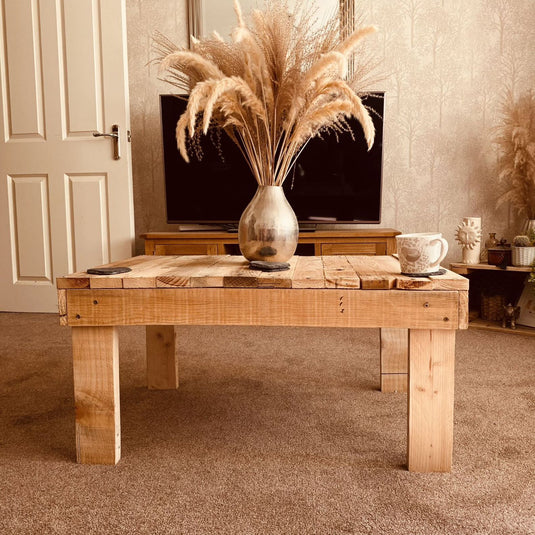 Rustic Handcrafted Coffee Table (Various Sizes)