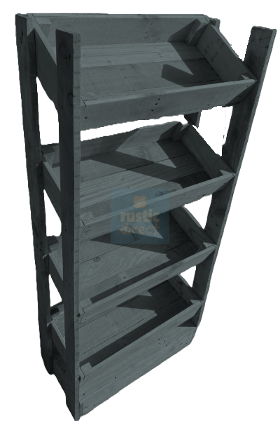 Tilted Handmade Display Stands - 4 Tier - Priddy Pools