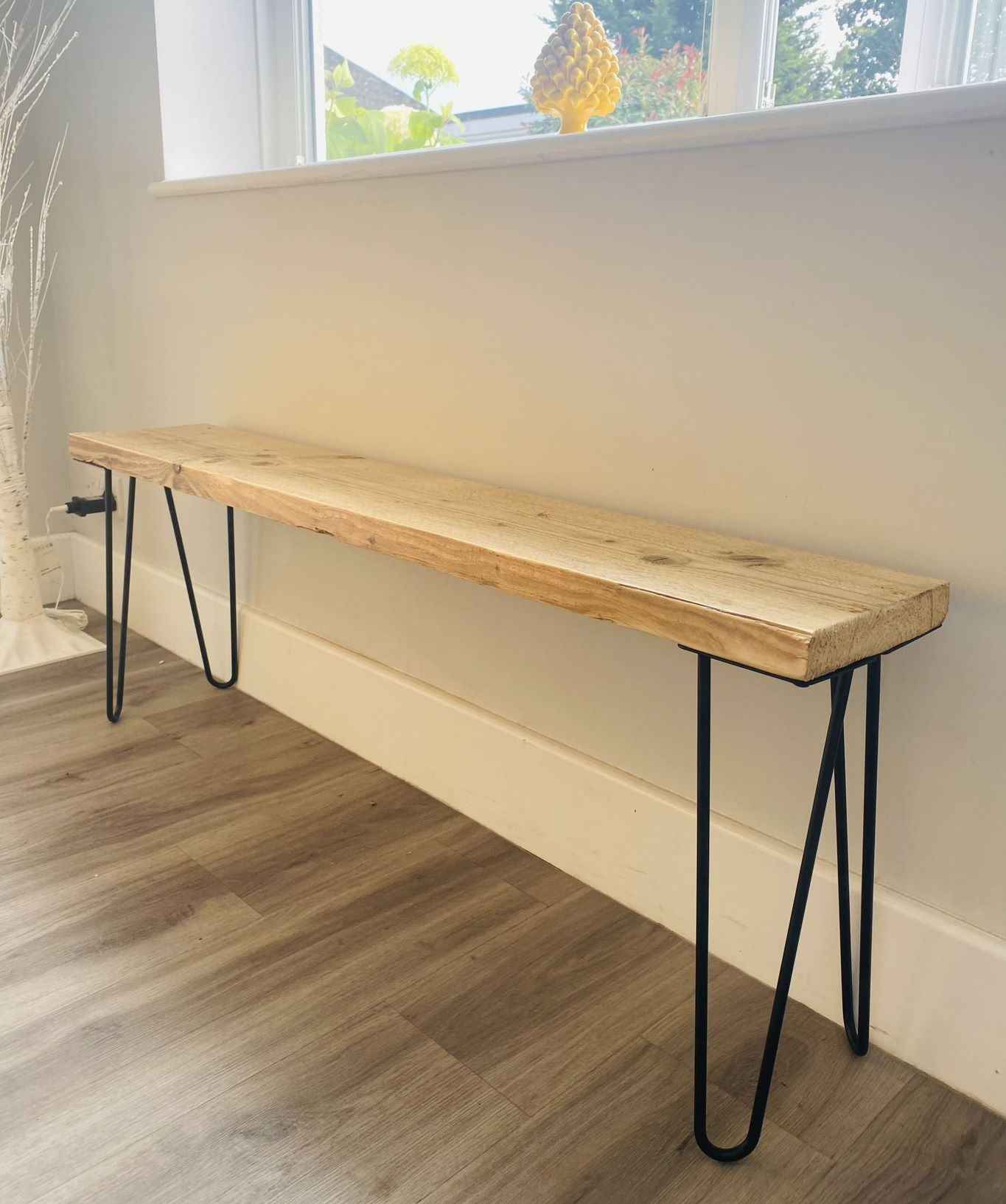 Rustic Indoor Hairpin Scaffold Bench – Rustic Direct Limited