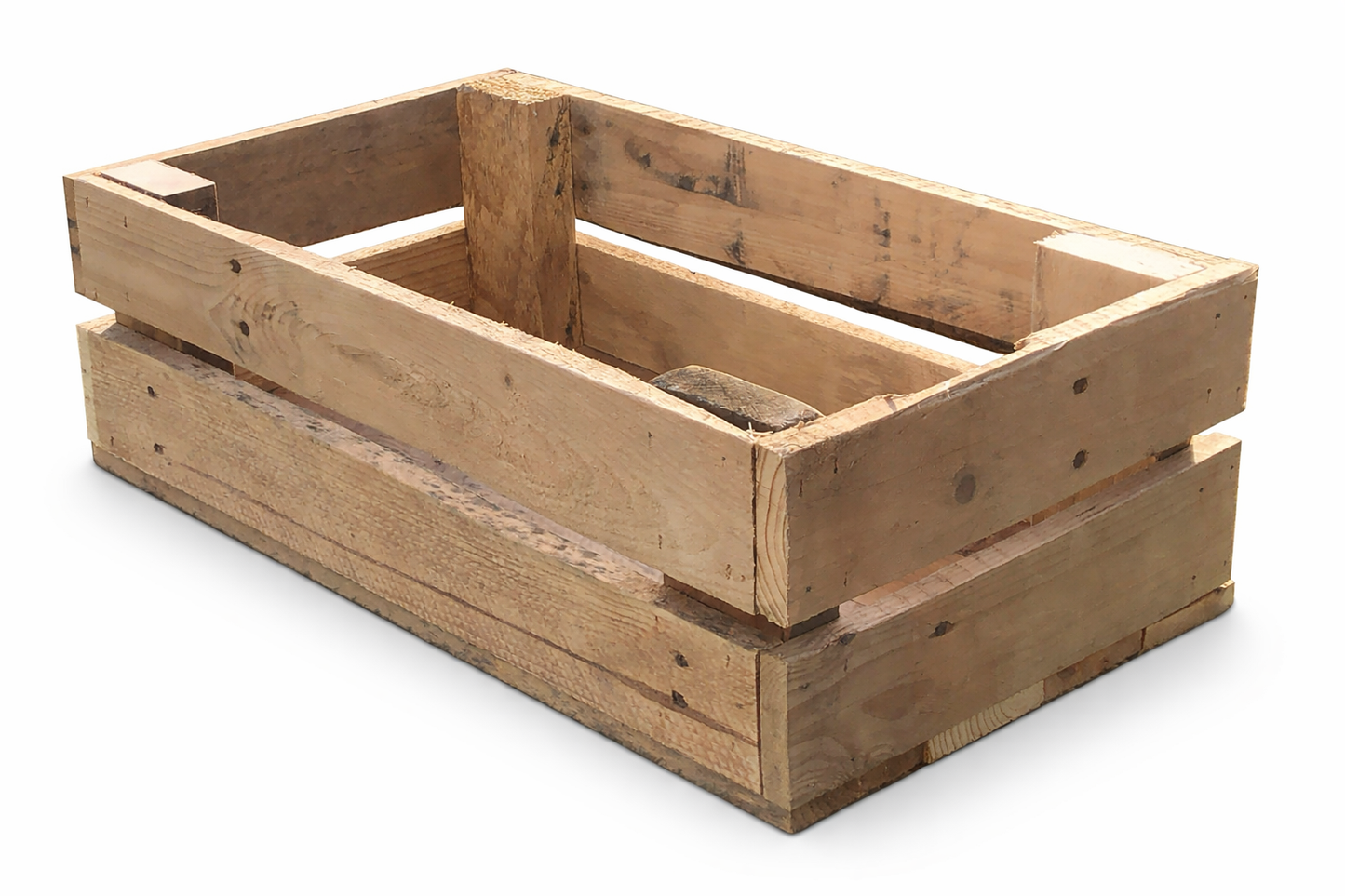 2 Tier Rectangular Wood Crates - Select Size