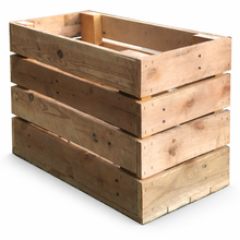 4 Tier Rectangular Wood Crates - Select Size