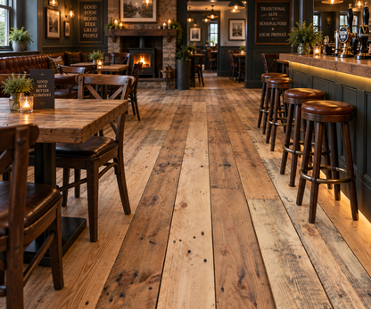 Rustic Reclaimed Wood Flooring - Weathered Tones - 1 Square Meter Pack