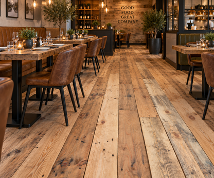 Rustic Reclaimed Wood Flooring - Weathered Tones - 1 Square Meter Pack