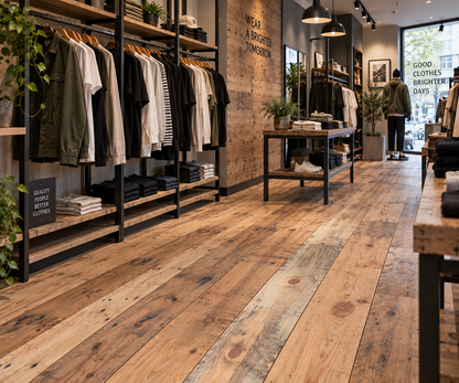 Rustic Reclaimed Wood Flooring - Weathered Tones - 1 Square Meter Pack