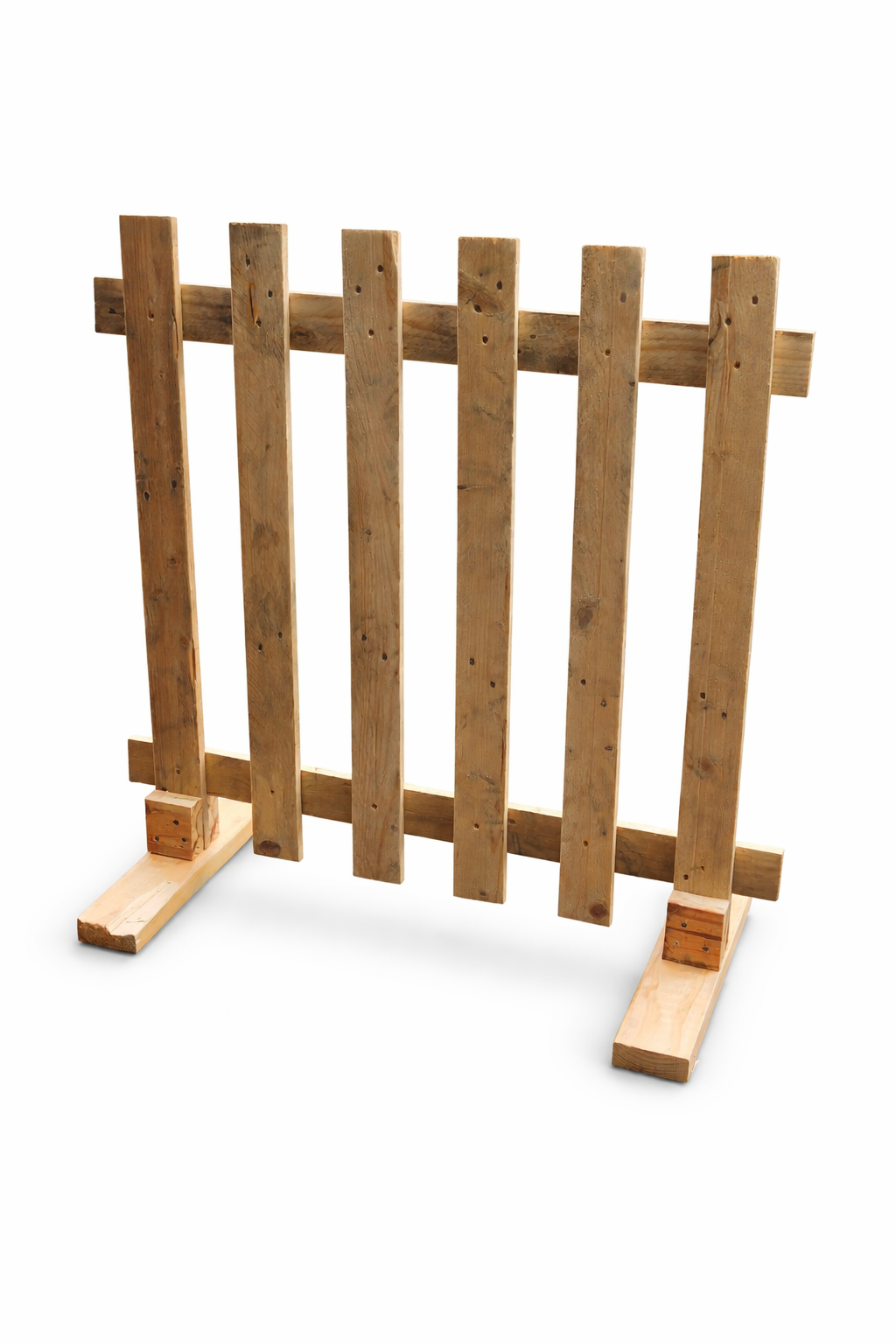 Freestanding Rustic Picket Fence Panels