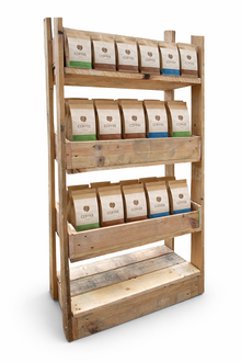 Rustic Direct Flat Handmade Display Stands - 3 Tier