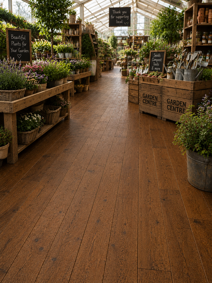 Rustic Reclaimed Wood Flooring - Brown - 1 Square Meter Pack