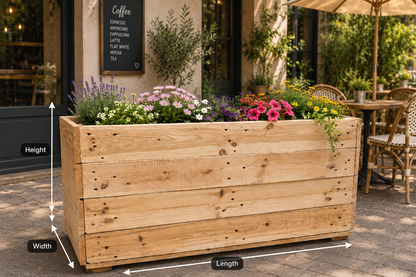 Rectangular Planters - Individual - Wide Boards