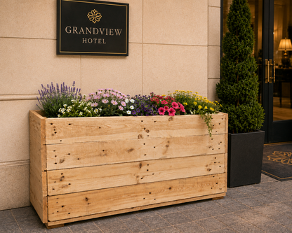 Rectangular Planters - Individual - Wide Boards