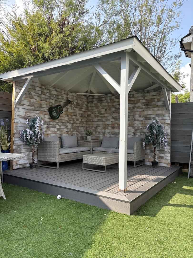 Greywash Rustic Wood Cladding - 1 Square Meter Pack – Rustic Direct Limited