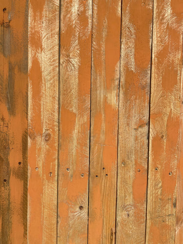 Distressed Barcelona Orange Interior Painted Pallet Boards - 1m2 Pack