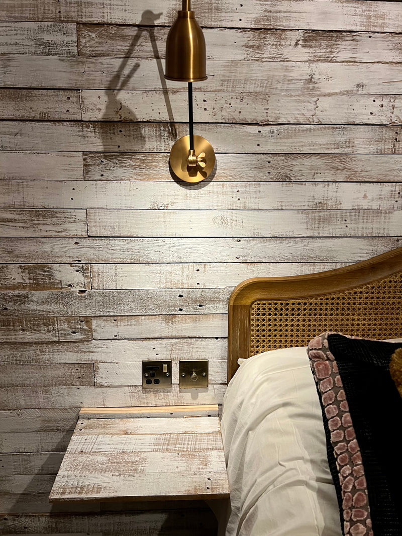 Load image into Gallery viewer, Alpine Whitewash Rustic Wood Cladding - 1m2 Pack
