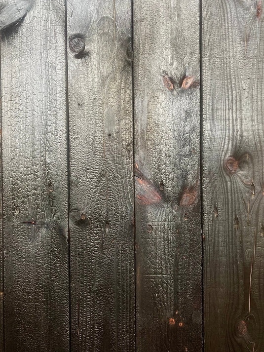 Deep Charred Boards - 40 Square Meter Pack - As Featured At 2024 RHS Chelsea Flower Show