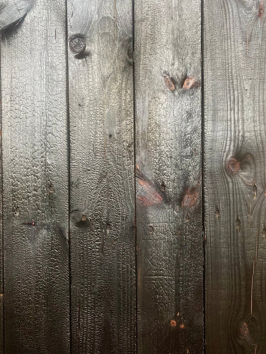 Deep Charred Boards - 1 Square Meter Pack - As Featured At RHS Chelsea Flower Show