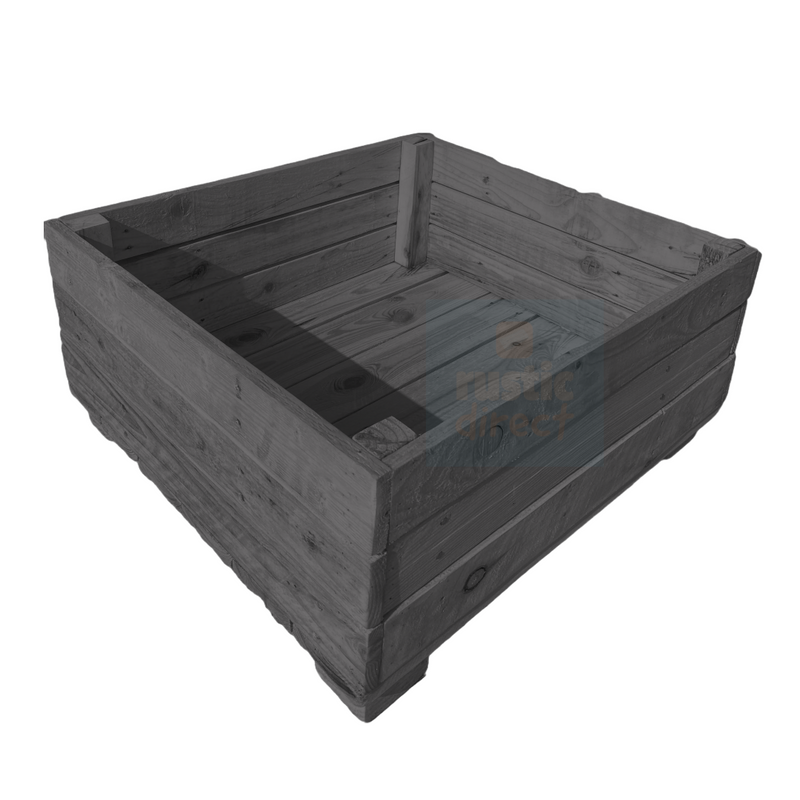 Load image into Gallery viewer, Rustic Square Planters 40cm x 40cm - Treated
