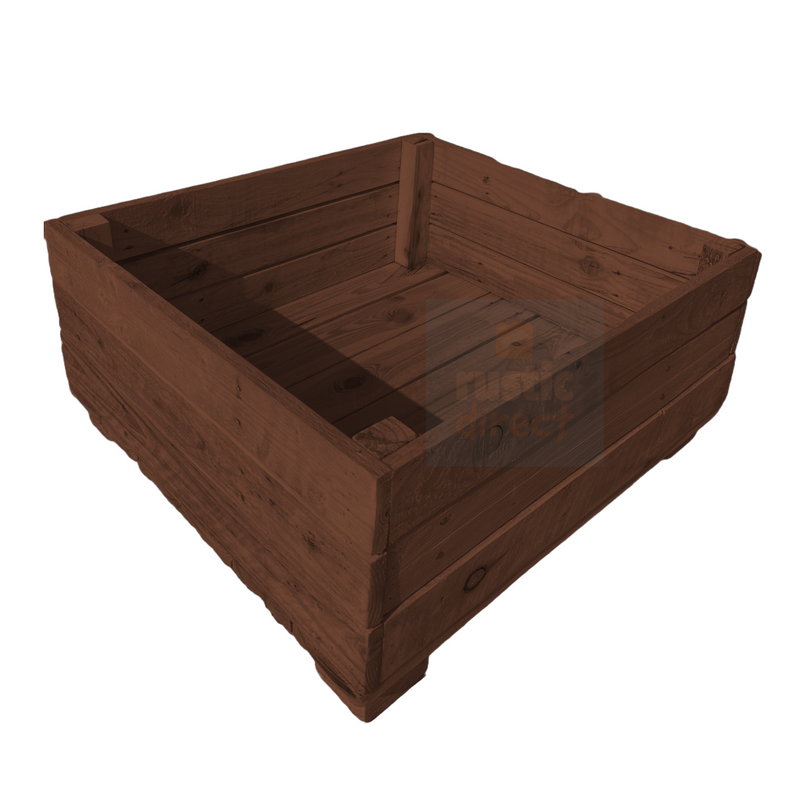 Load image into Gallery viewer, Rustic Square Planters 60cm x 60cm
