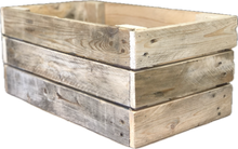 Rustic Direct Rectangular Eco Wood Crate 3 Tier 40cm x 30cm