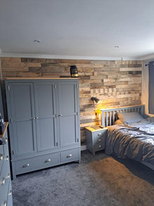 Treated Rustic Reclaimed Wood Cladding - 1 Square Meter Pack