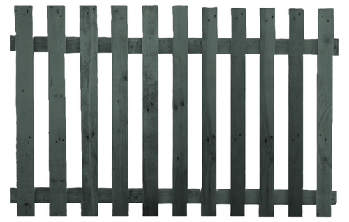 Flat Top Picket Fence Panel Sage