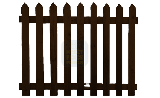 Pointed Top Picket Fence Country Oak