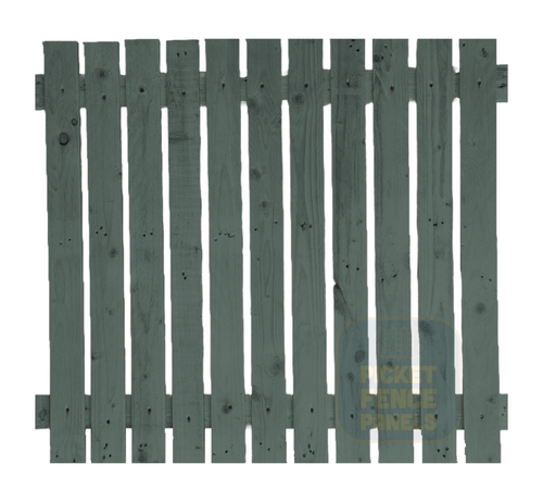 Privacy Picket Fence Panels - Sage