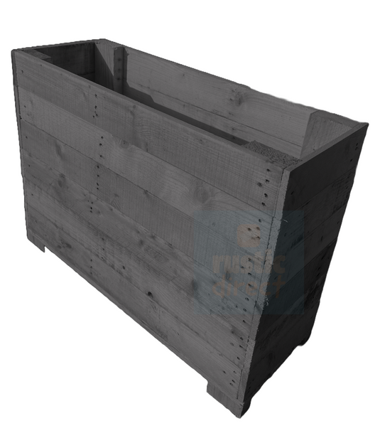 Rectangular Planters 80cm x 60cm x 30cm - 2 Pack
