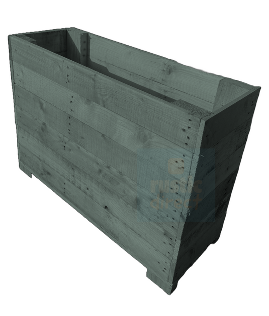 Rectangular Planters 80cm x 60cm x 30cm - 2 Pack