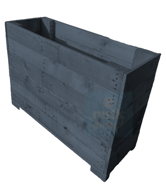 Rectangular Planters 80cm x 60cm x 30cm - 2 Pack