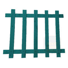 Open Picket Fence Panels - Teal