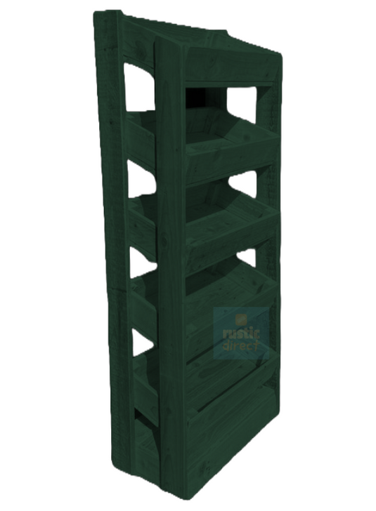 Tilted Handmade Display Stands - 5 Tier - Ivy Green
