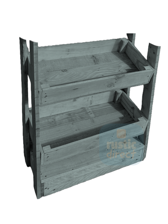 Tilted Handmade Display Stands - 2 Tier - Mendip Mist