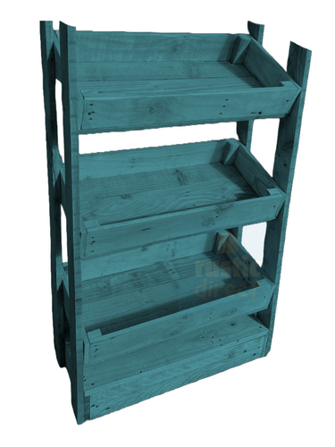 Tilted Handmade Display Stands - 3 Tier - Porcelain