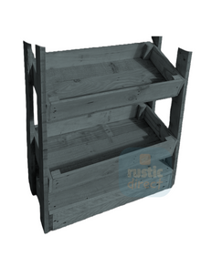 Tilted Handmade Display Stands - 2 Tier - Priddy Pools