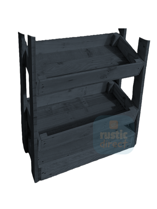 Tilted Handmade Display Stands - 2 Tier - Hadspen Blue