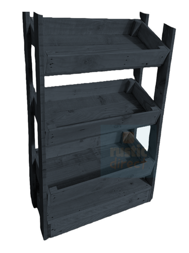 Tilted Handmade Display Stands - 3 Tier - Hadspen Blue