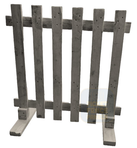 Free Standing Picket Fence Panels - Warm Stone