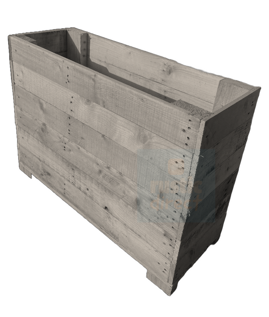 Rectangular Planters 80cm x 60cm x 30cm - 2 Pack