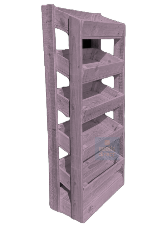 Tilted Handmade Display Stands - 5 Tier - French Lilac