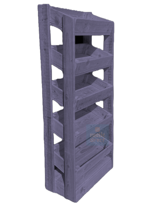 Tilted Handmade Display Stands - 5 Tier - Lavender
