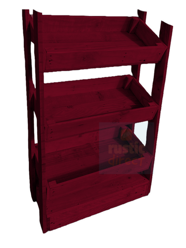 Tilted Handmade Display Stands - 3 Tier - Regency Pue
