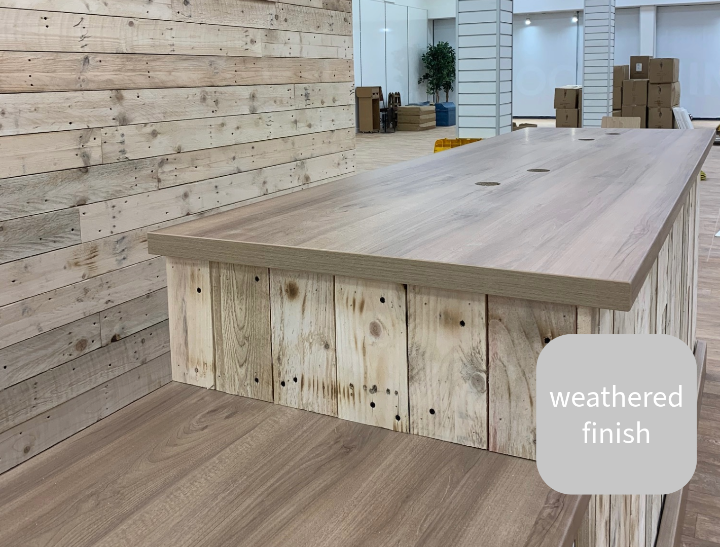 14cm Wide Uniform Cladding - Weathered Boards