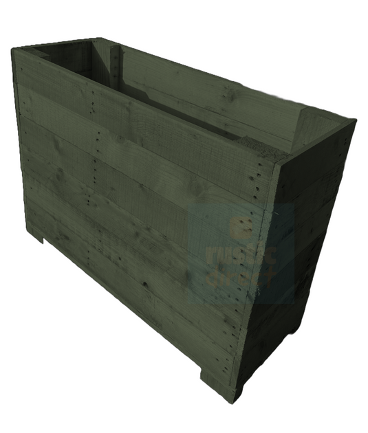 Rectangular Planters 80cm x 60cm x 30cm - 2 Pack