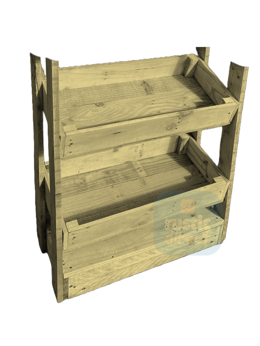 Tilted Handmade Display Stands - 2 Tier - Lemon