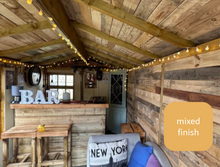 14cm Wide Uniform Cladding - Natural Mixed Boards