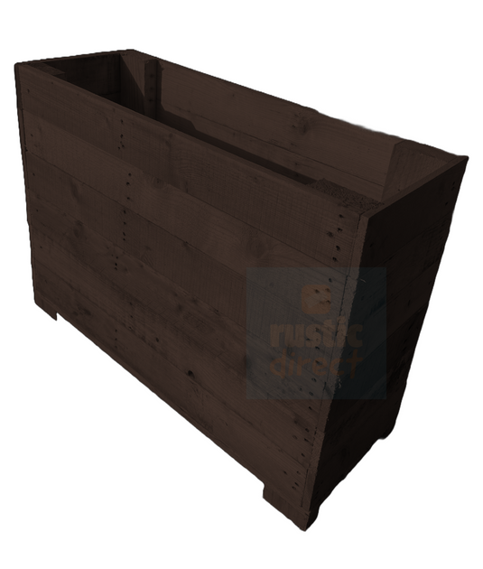 Rectangular Planters 80cm x 60cm x 30cm - 2 Pack